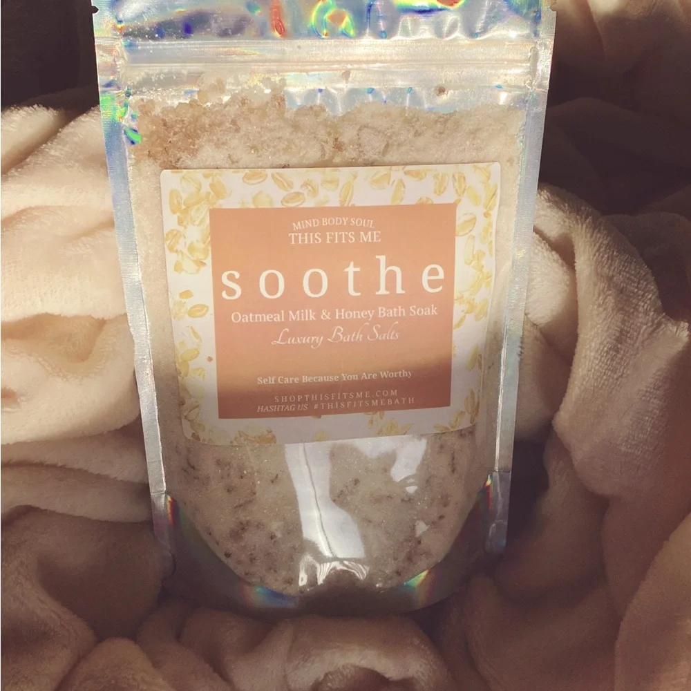 Oatmeal Milk & Honey Milk Bath Soak Dead Sea Salts Skincare This Fits Me 12oz - Picture 3 of 5